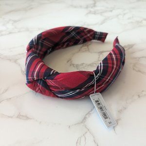 Draper James Knot Headband in Angie Plaid